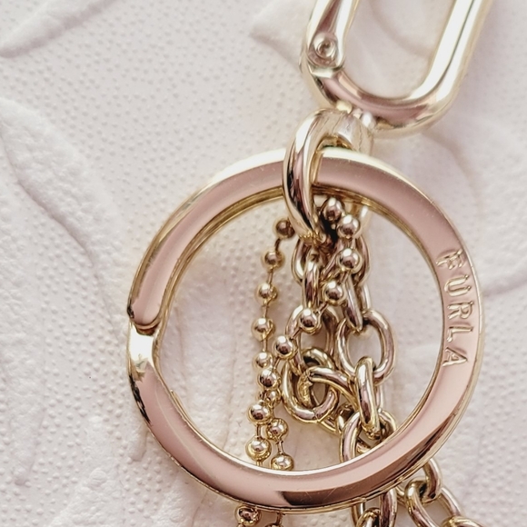 Furla Blush Keychain with Heart Charm - Picture 5 of 5